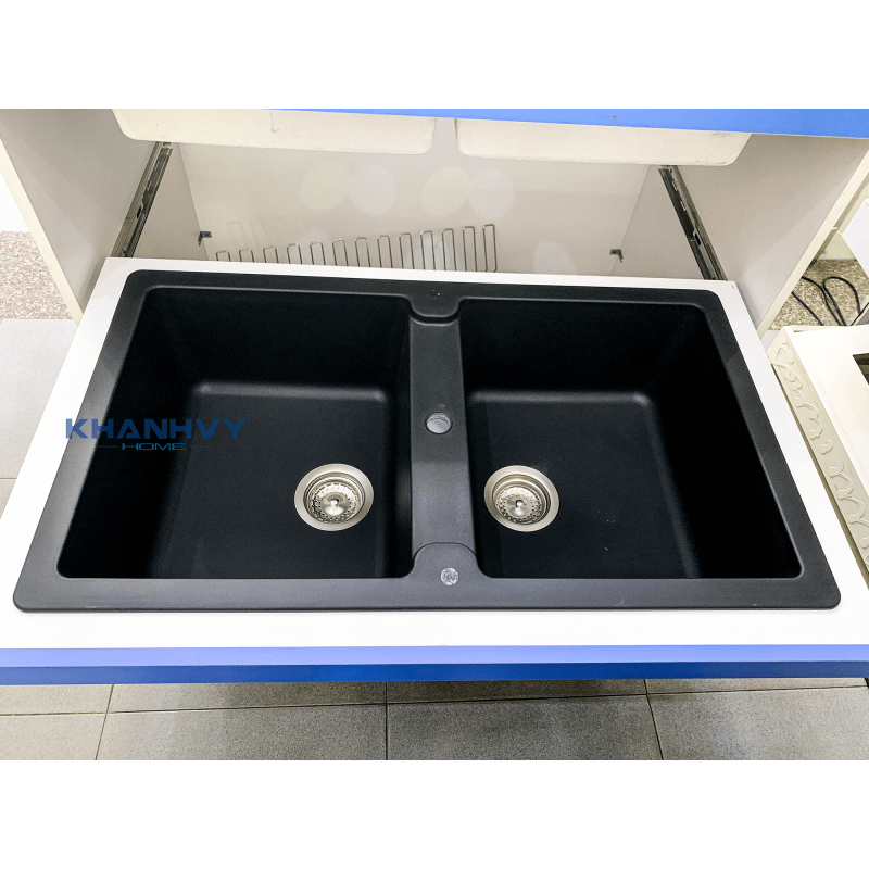 Chậu rửa chén Hafele HS19-GEN2S90 570.36.300 màu đen
