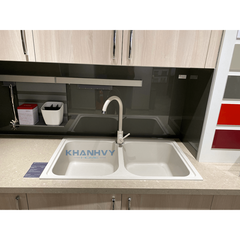 CHẬU ĐÁ Hafele JULIUS HS-GD8650 – MÀU KEM 570.35.480