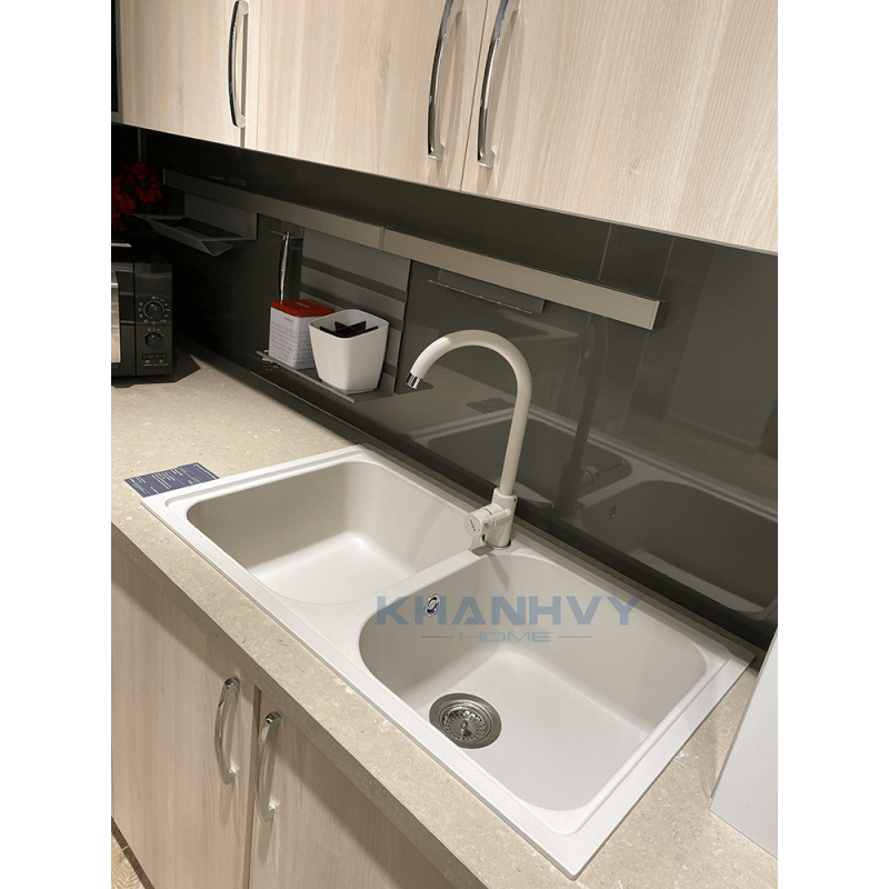 CHẬU ĐÁ Hafele JULIUS HS-GD8650 – MÀU KEM 570.35.480