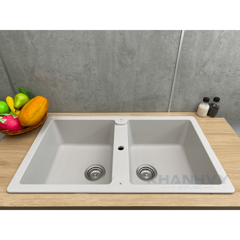 CHẬU ĐÁ Hafele GALBA HS-GD8650 – MÀU KEM 570.36.400