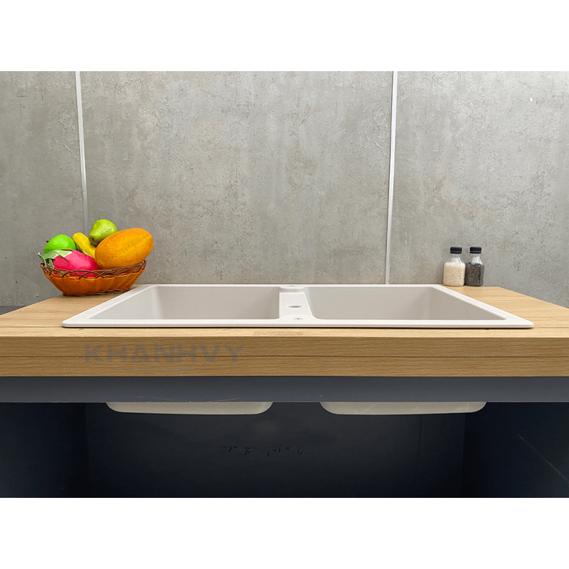CHẬU ĐÁ Hafele GALBA HS-GD8650 – MÀU KEM 570.36.400