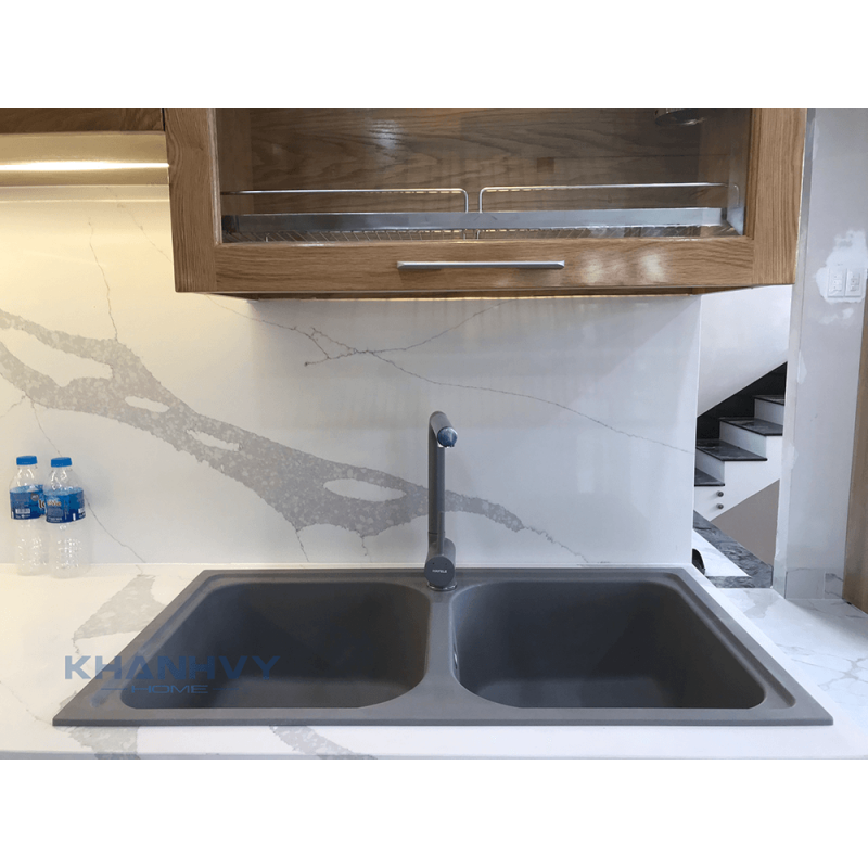 CHẬU ĐÁ Hafele JULIUS HS-GD8650 – MÀU XÁM 570.35.580