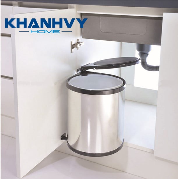 Thùng rác inox cánh mở