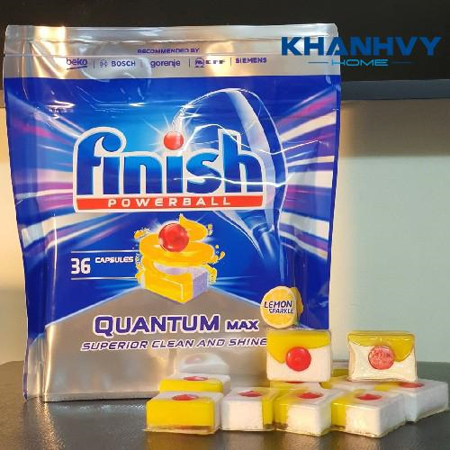 Viên rửa bát Finish Quantum Max