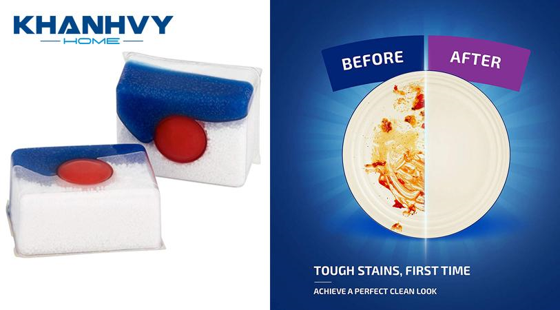 Viên rửa bát Finish Quantum Max có khả năng tẩy rửa vượt trội