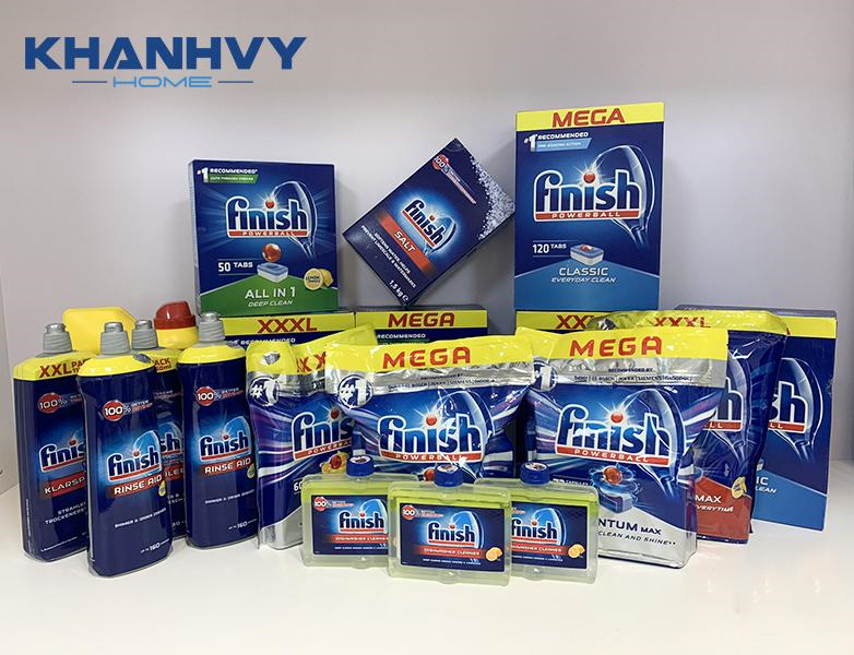 Các dòng sản phẩm tẩy rửa của Finish