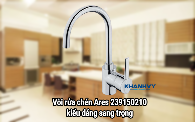 Vòi rửa chén Ares 239150210 có kiểu dáng sang trọng