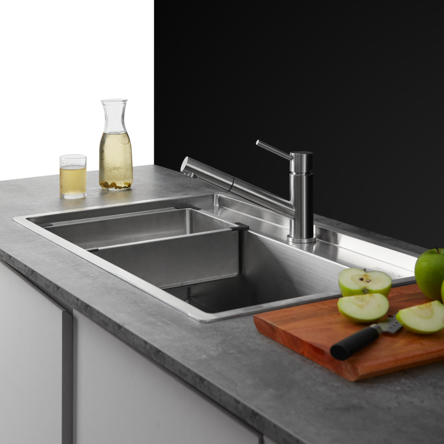 Vòi Malloca Inox 304 K110-S phù hợp với nhiều loại bồn rửa