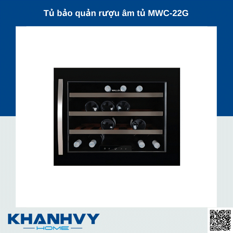 Sản phẩm tủ bảo quản rượu âm tủ MWC-22G