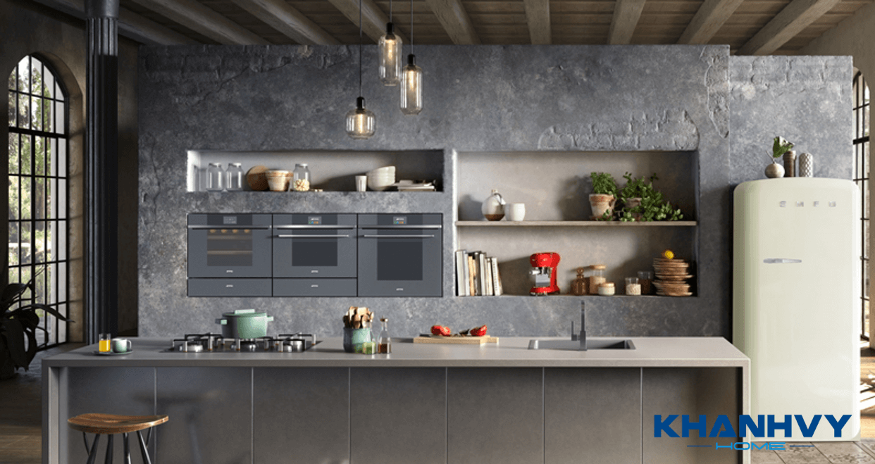 Lò vi sóng kết hợp nướng SMEG FMI120S2 536.34.192 là lựa chọn được người tiêu dùng ưu tiên nhờ thiết kế sang trọng, hiện đại chuẩn phong cách Ý, cùng nhiều tính năng hiện đại giúp việc nấu nướng, chế biến thực phẩm trở nên nhanh gọn và thơm ngon hơn