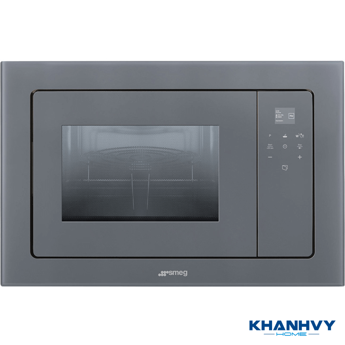 Lò vi sóng kết hợp nướng SMEG FMI120S2 536.34.192 được thiết kế âm tủ sang trọng và hiện đại theo phong cách châu Âu
