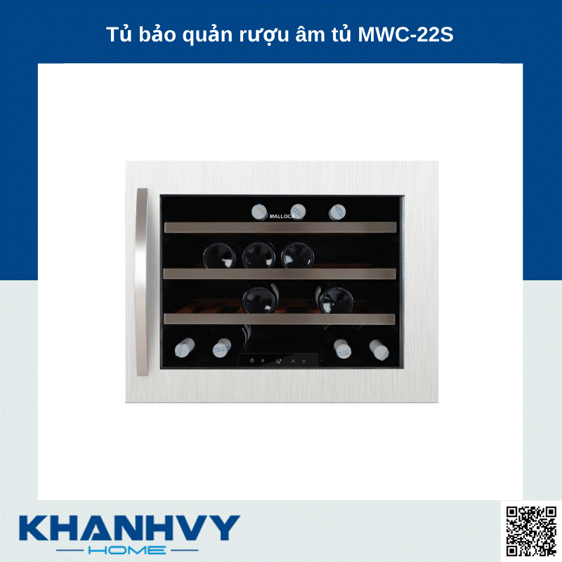 Sản phẩm tủ bảo quản rượu âm tủ MWC-22S