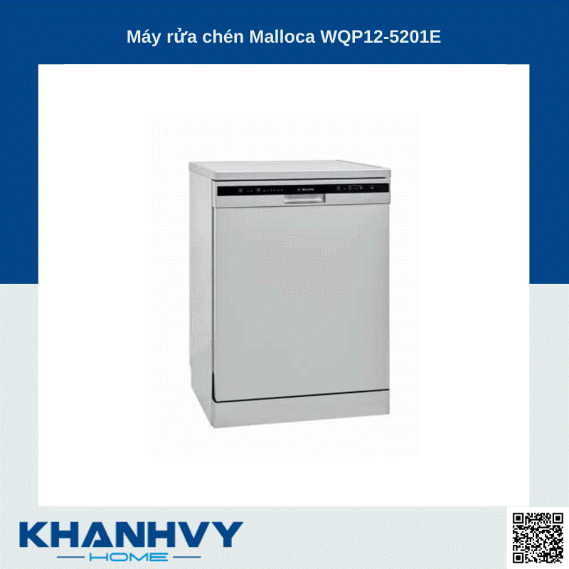 Sản phẩm máy rửa chén Malloca WQP12-5201E