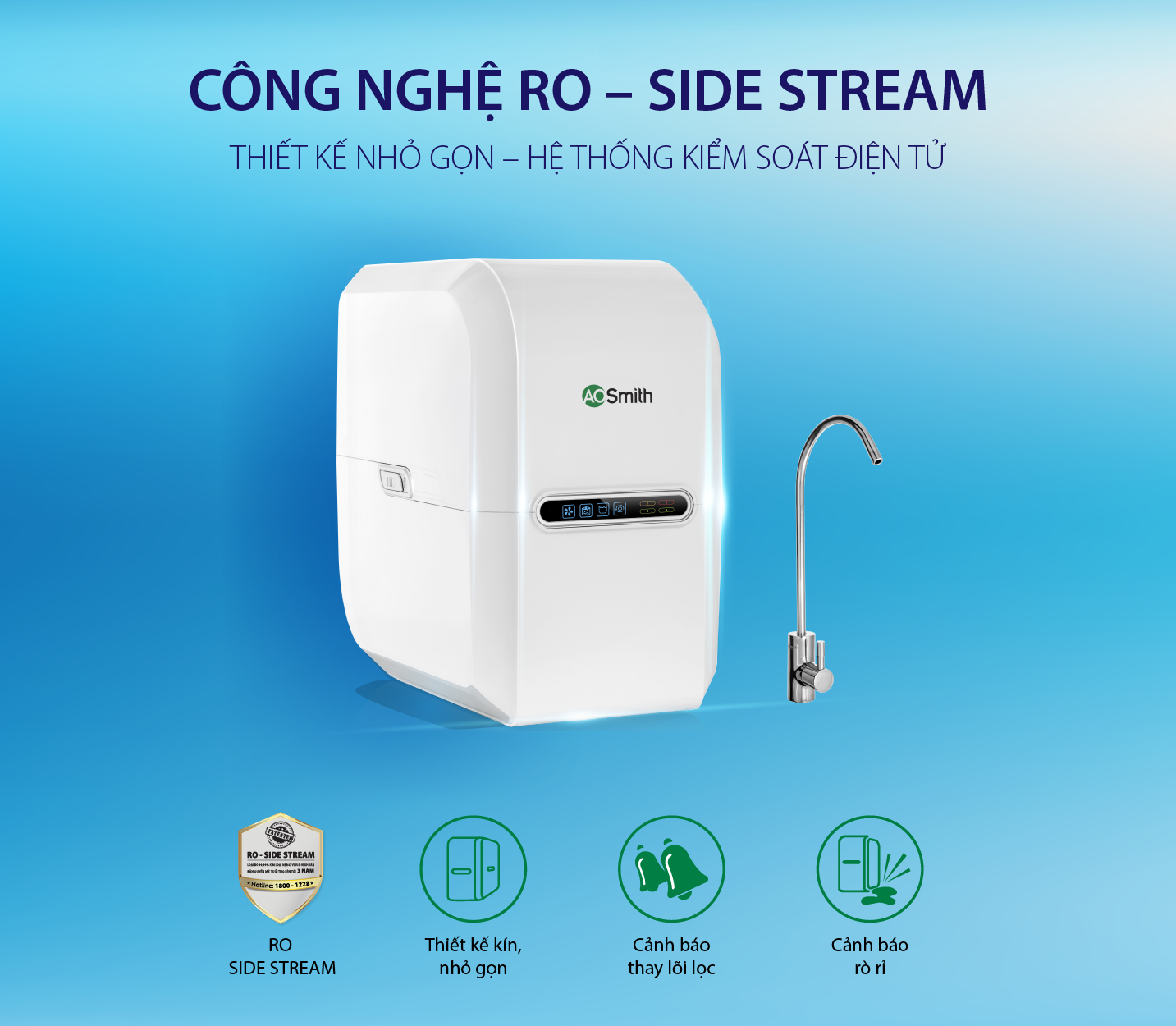 Máy lọc nước AO Smith RO AR75-A-S-1E