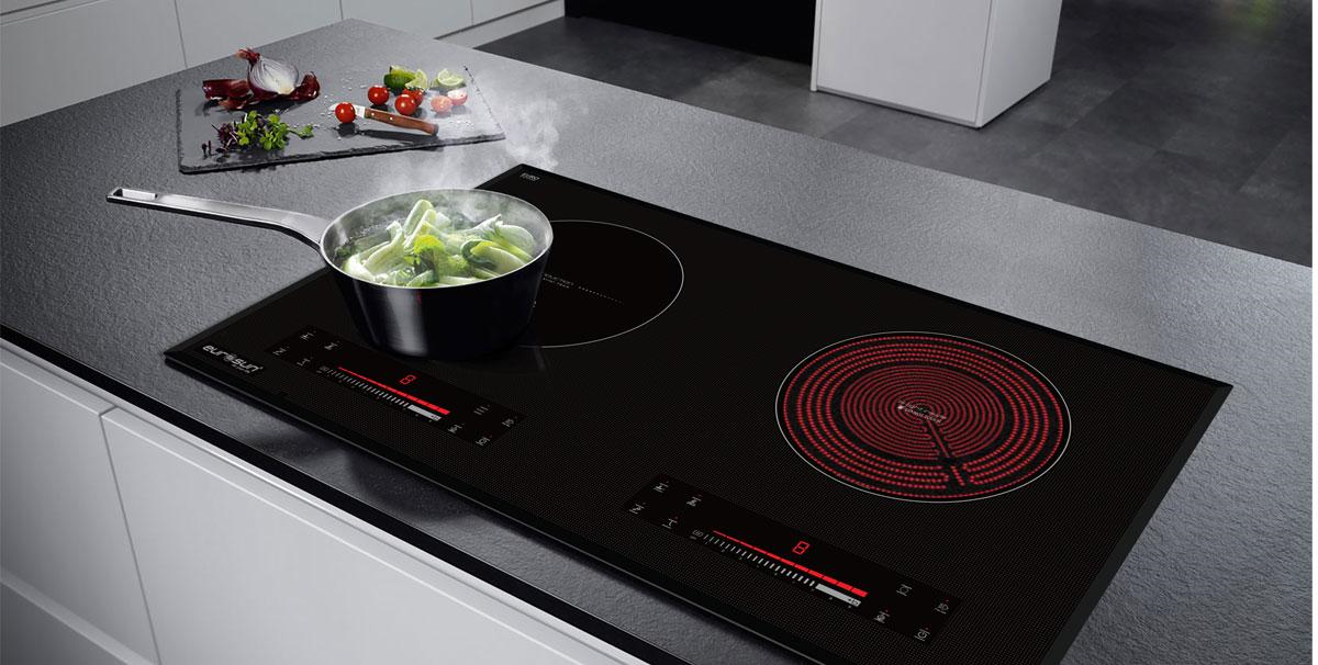 Điều khiển cảm ứng trượt từng vùng nấu
