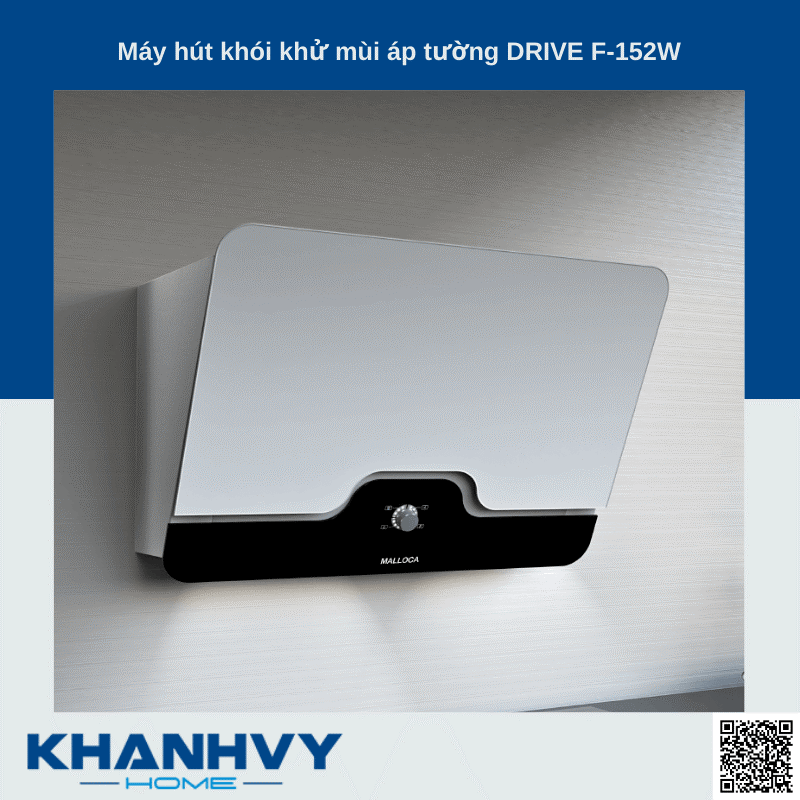 Sản phẩm máy hút khói khử mùi áp tường DRIVE F-152W