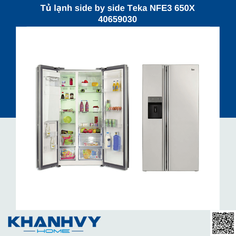 Tủ lạnh side by side Teka NFE3 650X 40659030