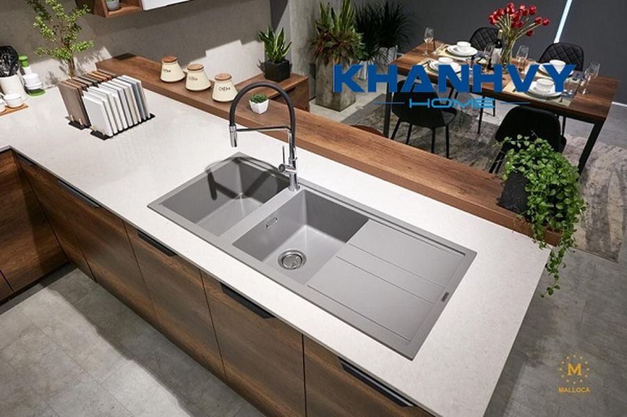 Chậu rửa chén lắp âm