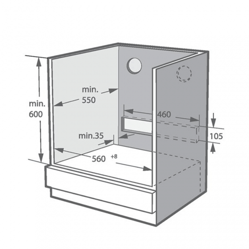 Thông số kích thước lò nướng Eurosun EOV72TFT chính hãng tại Khánh Vy Home