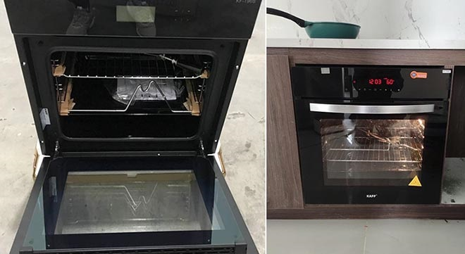 Lò nướng Kaff KF-T90S sử dụng công nghệ nướng đối lưu