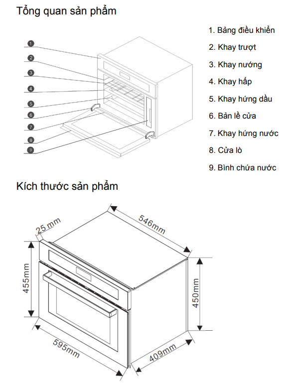 Thông số kỹ thuật lò hấp Malloca MST-35CP