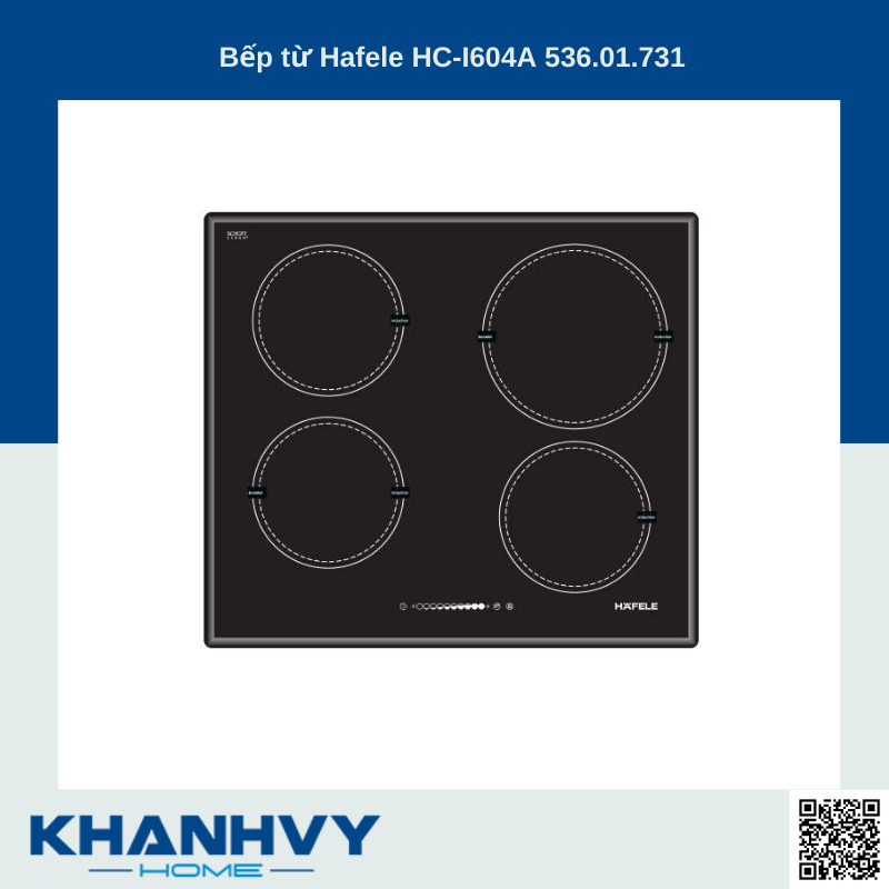Bếp từ Hafele HC-I604A 536.01.731 được nhiều gia đình trên toàn thế giới tin tưởng sử dụng
