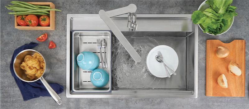 Tiết kiệm nước hơn với vòi Malloca Inox 360° K060-S