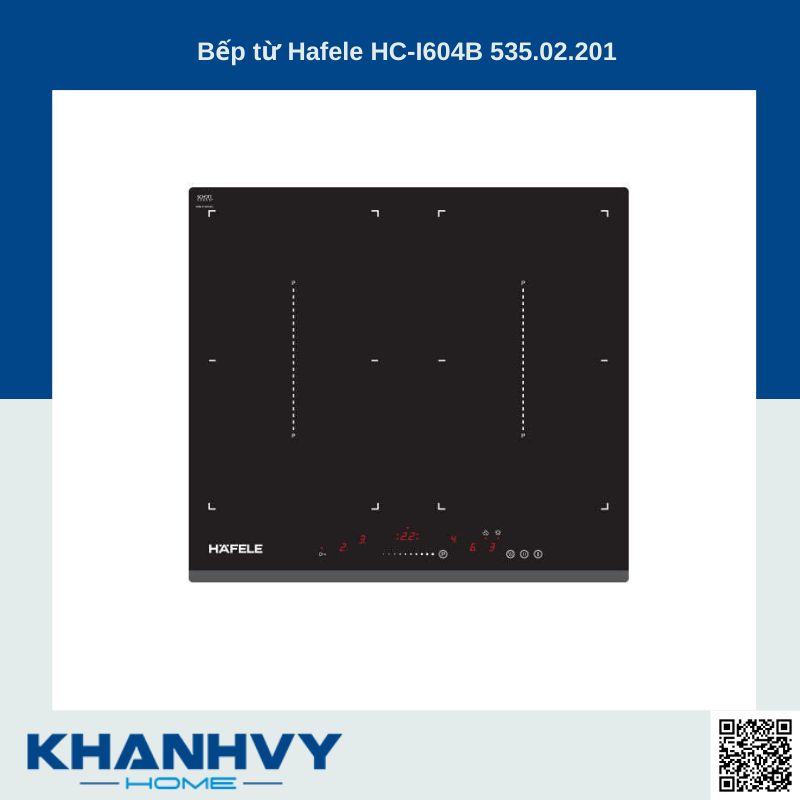 Bếp từ Hafele HC-I604B 535.02.201 được nhiều gia đình trên toàn thế giới tin tưởng sử dụng