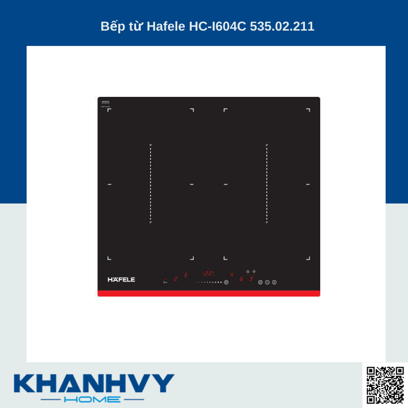 Bếp từ Hafele HC-I604C 535.02.211 được nhiều hộ gia đình tin tưởng sử dụng