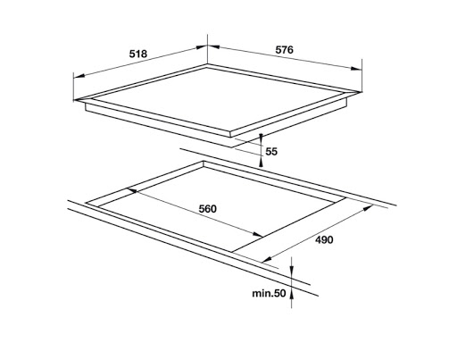 Thông số kỹ thuật của bếp từ Hafele HC-I604C 535.02.211