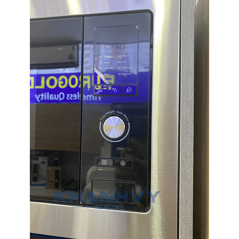 Lò vi sóng kết hợp nướng MWO-28EUR tại Khánh Vy Home có bảng điều khiển điện tử kết hợp nút cơ
