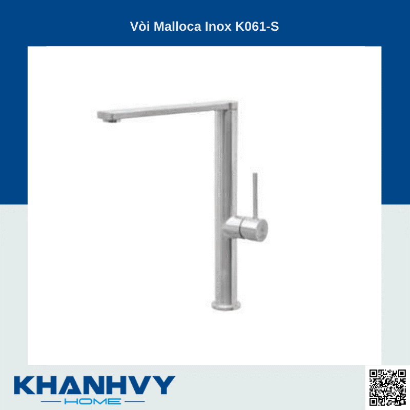 Sản phẩm vòi Malloca Inox K061-S