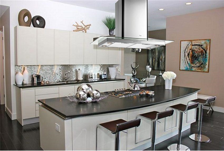 Máy hút mùi DG3 90 ISLAND giúp không gian bếp thêm phần sang trọng