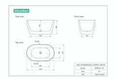 Bồn Tắm Acrylic Độc Lập Mowoen MW8202-120