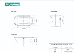 Bồn Tắm Massage Acrylic Mowoen MW8229-150.MS