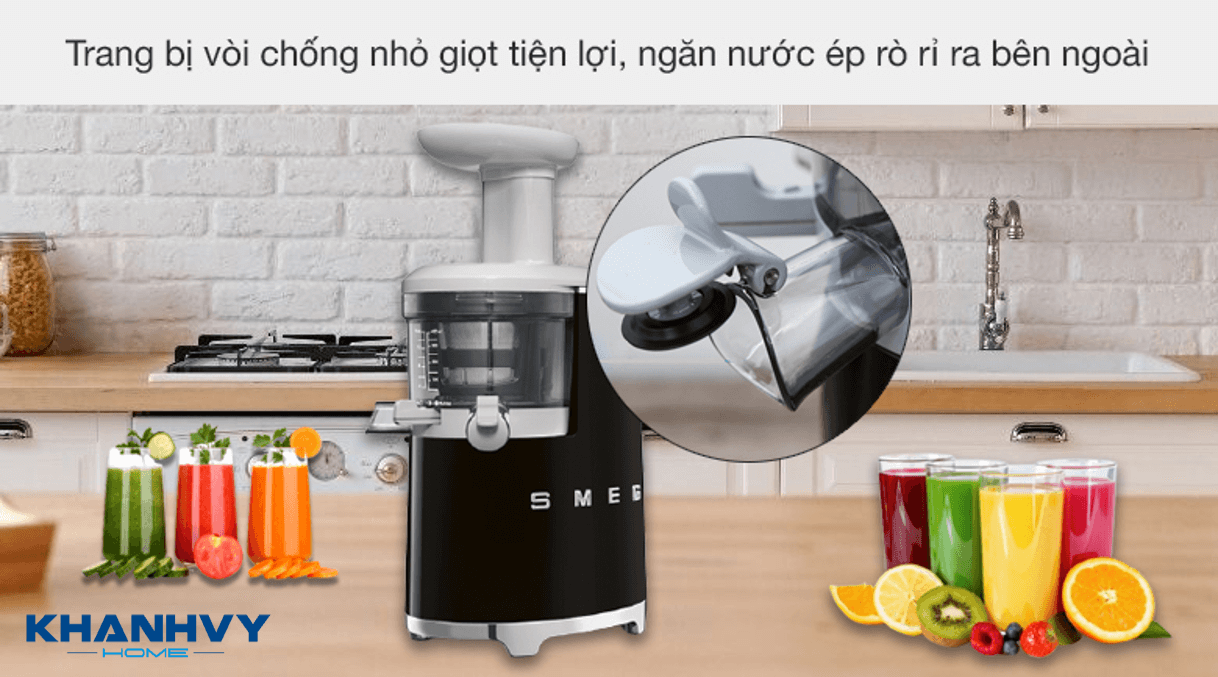 Nắp được thiết kế chống nhỏ giọt để giữ cho thân máy và khu vực xung quanh luôn sạch sẽ
