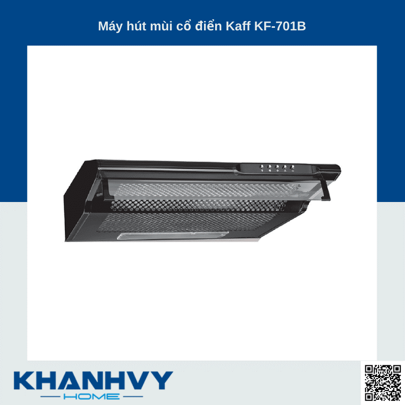 Máy hút mùi Kaff KF-701B phù hợp với mọi gian bếp trong gia đình