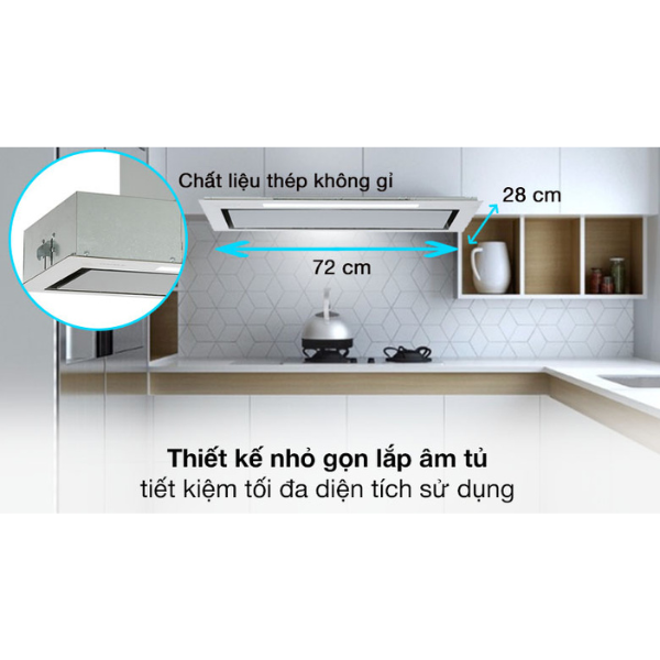 Máy hút mùi âm tủ Hafele HH-BI72A 533.80.027