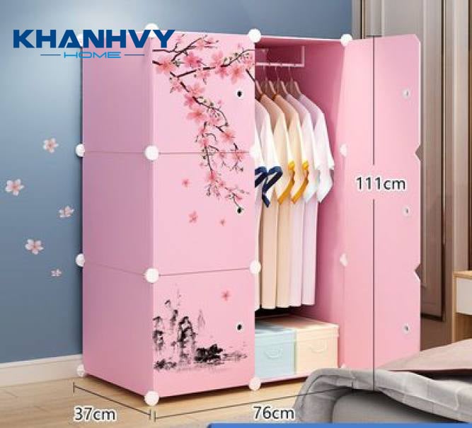 Tủ quần áo nhựa lắp ghép