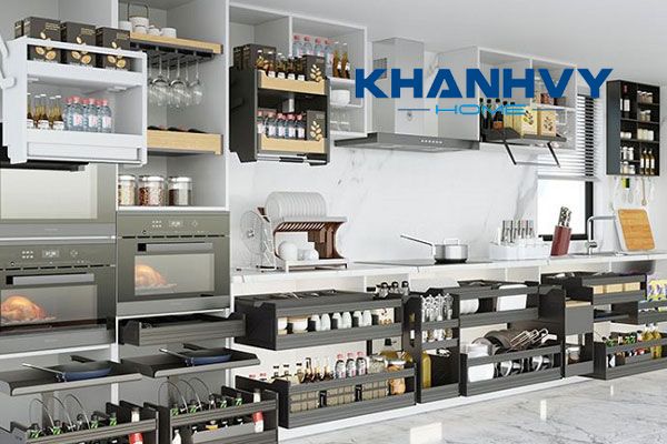 Phụ kiện nên sử dụng cạnh chậu rửa chén