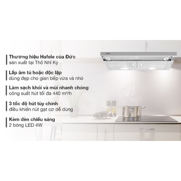 Máy hút mùi Hafele HH-S70A 533.89.031 âm tủ