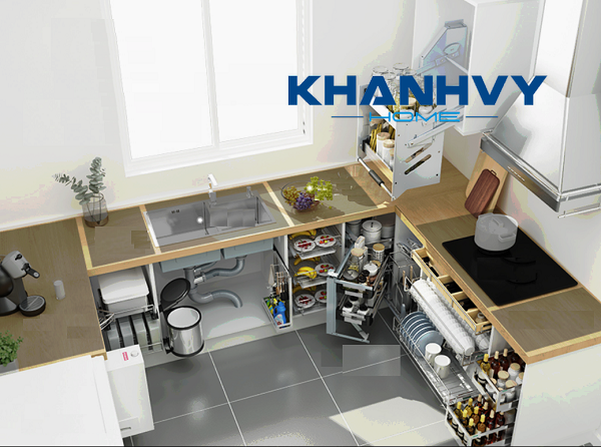 Giá để bát kéo bằng inox