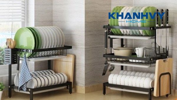 ​Giá để trên bàn bếp có thể gấp gọn