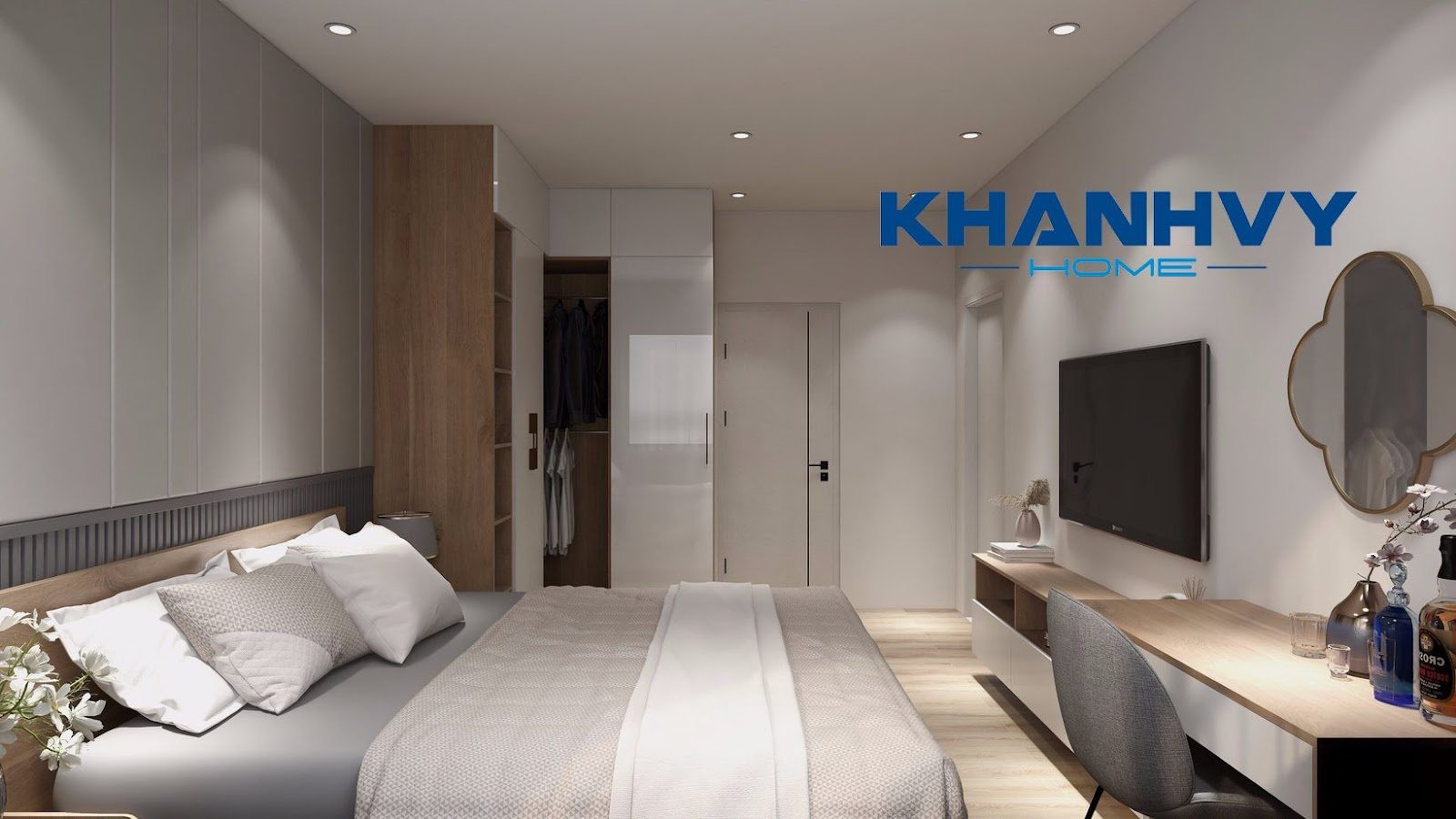 Kê tủ quần áo cùng những món đồ nội thất khác