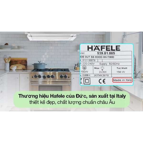 Máy hút mùi âm tủ Hafele HH-TI90D 539.81.085