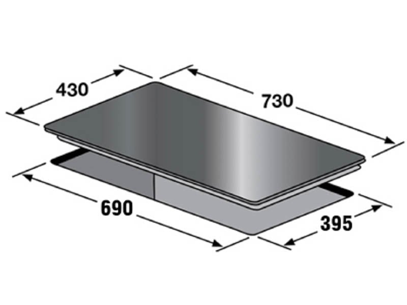 Kích thước bếp từ Kaff KF-FL88II
