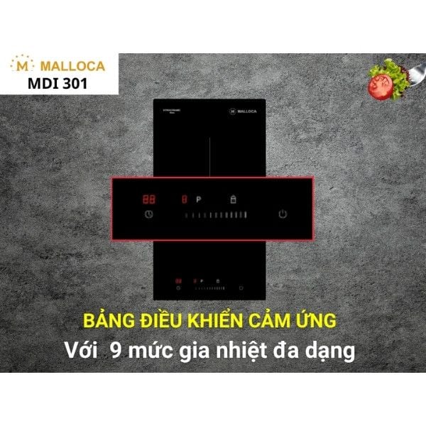 Bếp Từ Âm Malloca MDI 301 (1 Vùng Nấu)