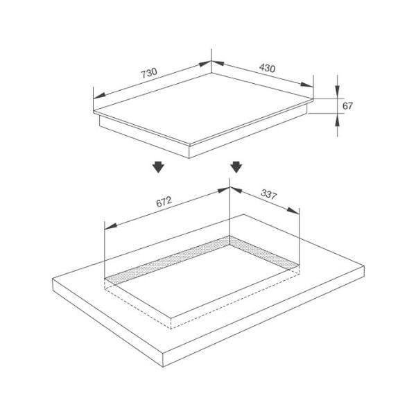 Bếp Từ Âm Malloca MI 732 SL