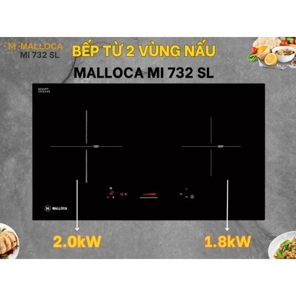 Bếp Từ Âm Malloca MI 732 SL