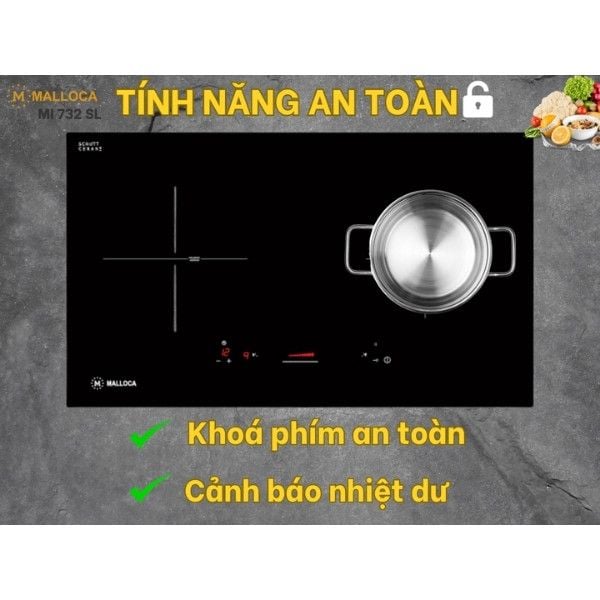 Bếp Từ Âm Malloca MI 732 SL